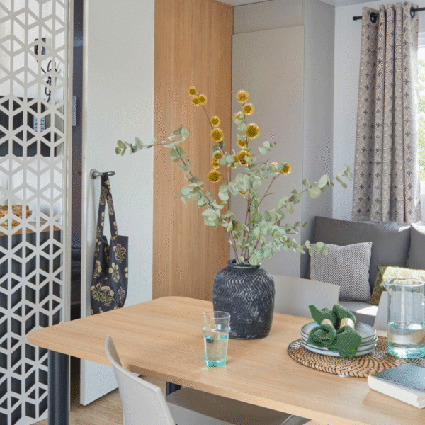 Cuisine fonctionnel de mobil home