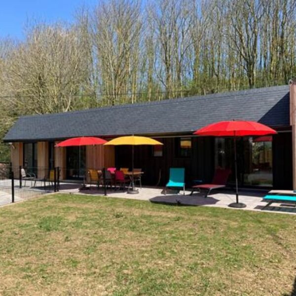 Jardin du Gîte Le Hâble d'Ault dans La Baie de Somme dans la Somme