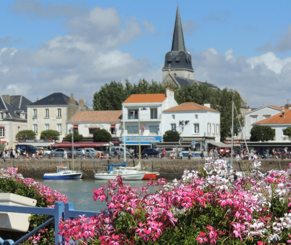 Saint Gilles Croix de Vie visite avec un chien en Vendée