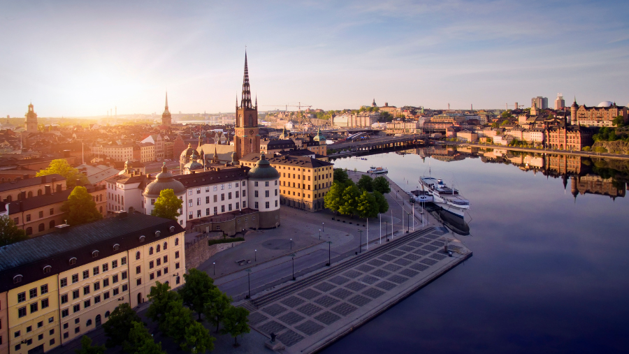 Stockholm où les chiens sont les bienvenus, en Suède.