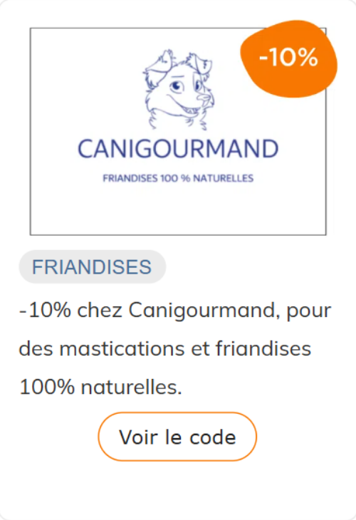 code promo canigourmand
