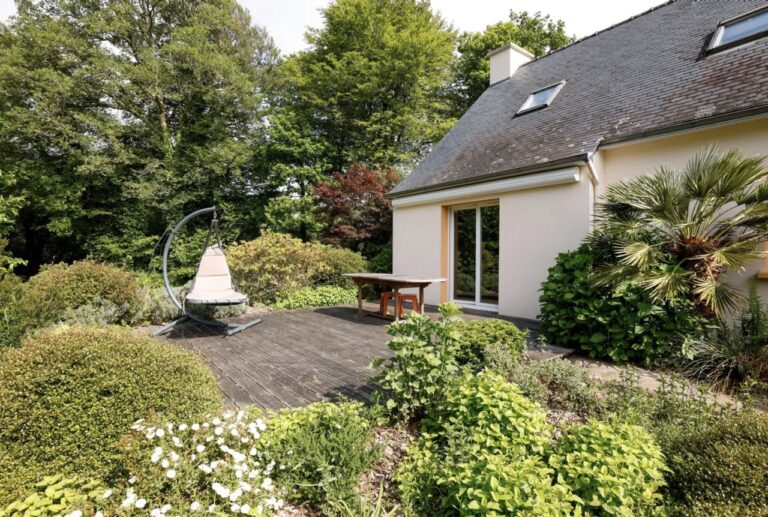 Devanture du Gîte l'Orée du Bois à Le Faouët dans le Morbihan