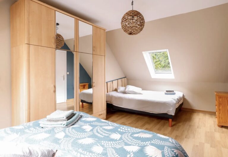 Chambre du Gîte l'Orée du Bois à Le Faouët dans le Morbihan