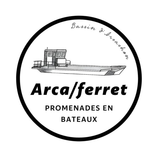 Logo Arca Ferret Balades en bateau entre le Bassin Arcachon et Cap Ferret en Gironde
