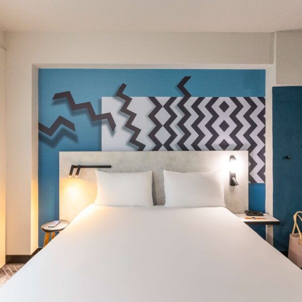 Chambre double de l'Hôtel Ibis Styles Bordeaux Mériadeck en Gironde (France, Aquitaine)