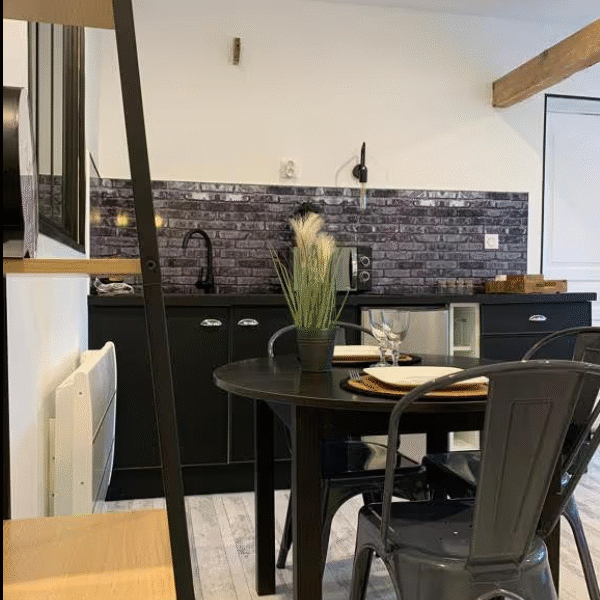 Cuisine équipée de La Chambre à la Noye dans la Somme près d'Amiens dans les Hauts de France