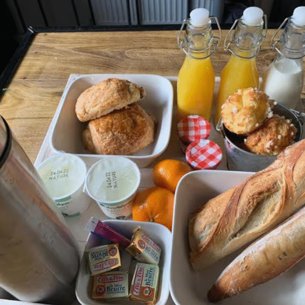 Petit déjeuner maison de La Chambre à la Noye dans la Somme près d'Amiens dans les Hauts de France