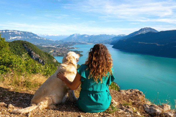 Séjourner avec son chien au lac du Bourget en Savoie