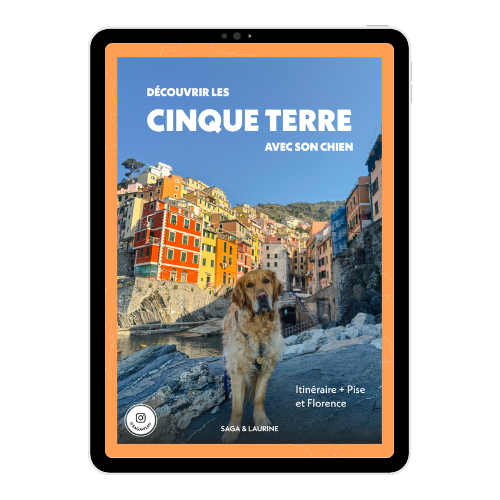 ebook de voyage dans les Cinque Terre en Italie avec un chien
