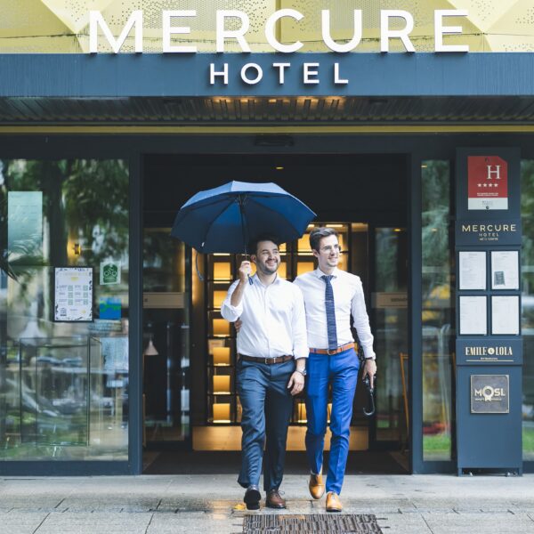 Entrée de l''Hôtel Mercure Metz Centre en Moselle en Lorraine
