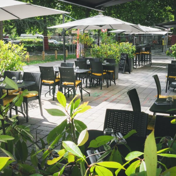 Terrasse de l''Hôtel Mercure Metz Centre en Moselle en Lorraine