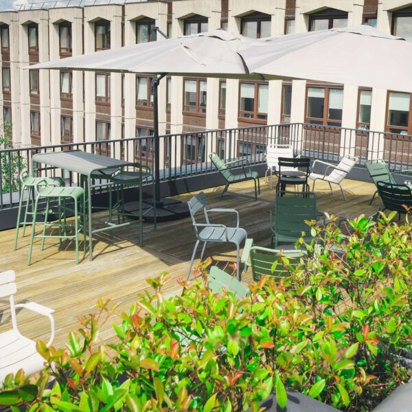 Terrasse de l''Hôtel Mercure Metz Centre en Moselle en Lorraine