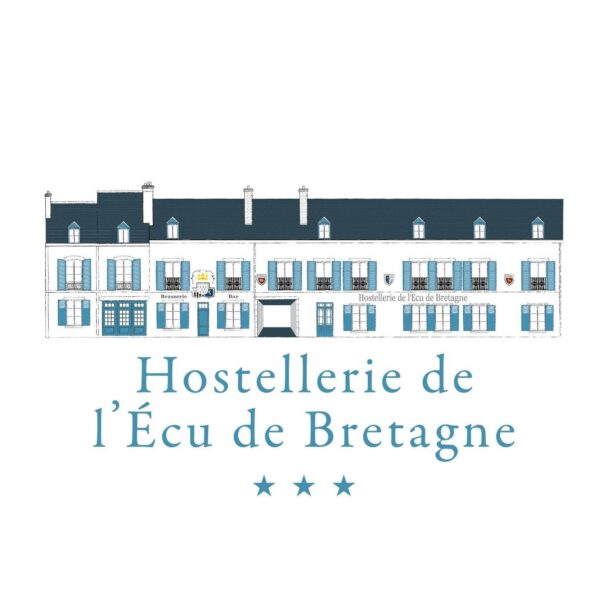 Logo de l'Hostellerie de l'Ecu de Bretagne - Hôtel chiens bienvenus près d'Orléans