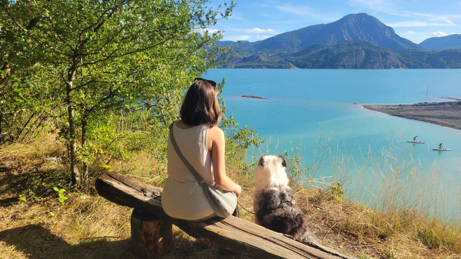 Explorer le Lac de Serre-Ponçon avec son chien
