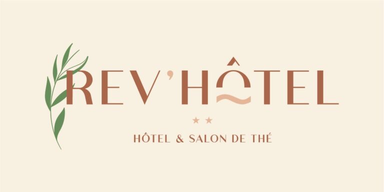 Logo du Rev'Hôtel à Lamalou les Bains dans l'Hérault dans le Parc Naturel du Haut Languedoc
