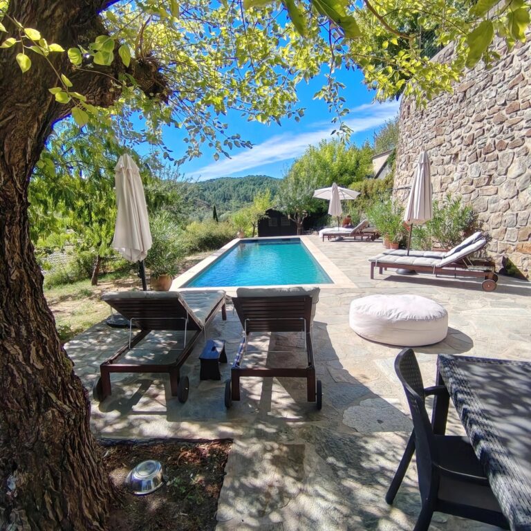 Piscine du Gîte Cévennes 2 chambres à Gagnières dans le Gard