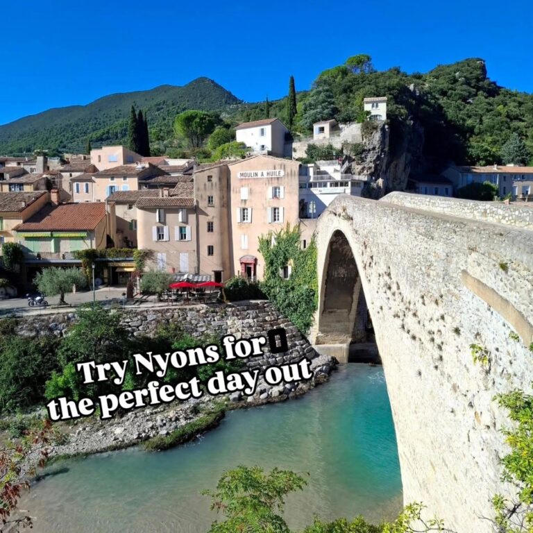 Pont Roman à proximité de la Villa Bellevue à Venterol dans la Drôme