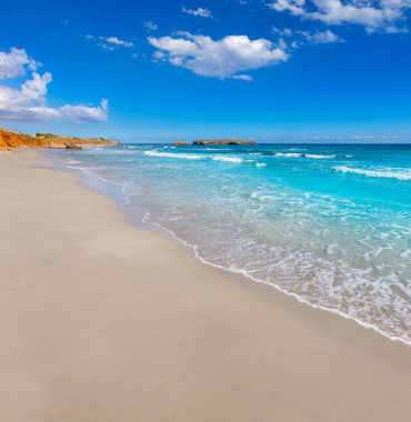 plage de Cala Binigaus à Minorque