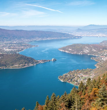 point de vue lac d'annecy col de la forclaz haute-savoie