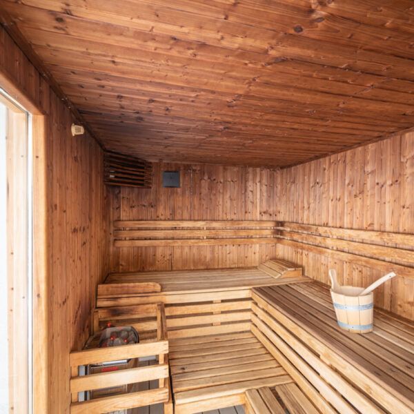 sauna du Bar du camping Camping Seasonova les Vosges du nord