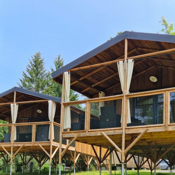 Casa mobile al Camping Aquadis Loisirs, campeggio Lac a Corrèze
