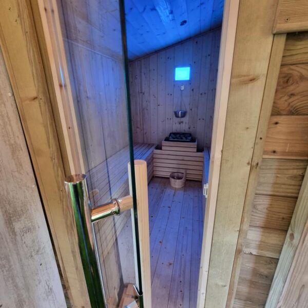 Sauna in the wellness area of ​​the Les Loges campsite near Royan in Charente Maritime in New Aquitaine