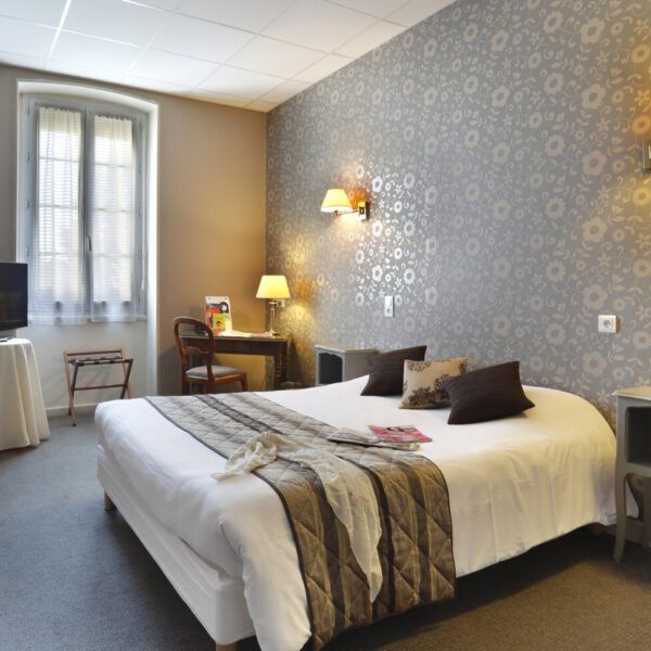 Chambre de l'Hôtel Les Tilleuls à Bourges dans le Cher en Val de Loire