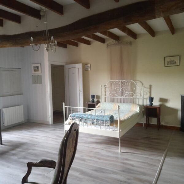 Double room at the Gites du Manoir de Kerhir in Brittany in Trédarzec in the Côtes d'Armor