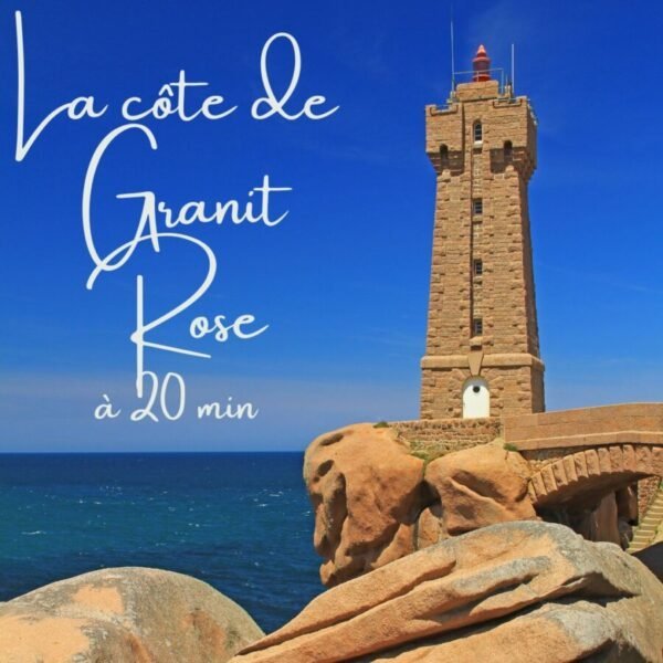 La côte de Granit Rose PROCHE DU Gîte Chez Nous en Bretagne dans les Côtes d'Armor à Pontrieux