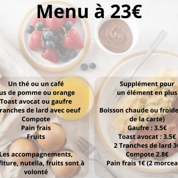 Menu du Restaurant Toutouccino à Meaux en Ile de France en Seine et Marne