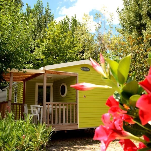 Mobil Home au Camping Oasis Palavasienne dans l' Hérault à Lattes en Occitanie