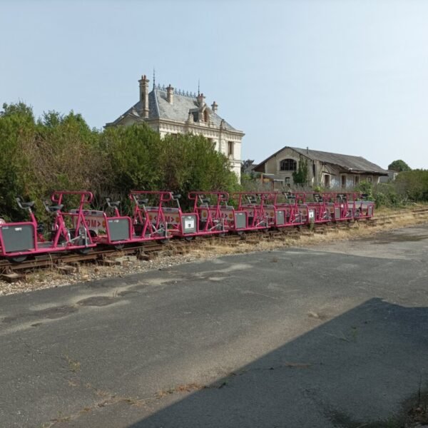 Chien acceptés dans le VELORAIL DE VALENCAY / TRAIN TOURISTIQUE DU BAS-BERRY dans l'Indre en région Centre Val de Loire dans le Berry