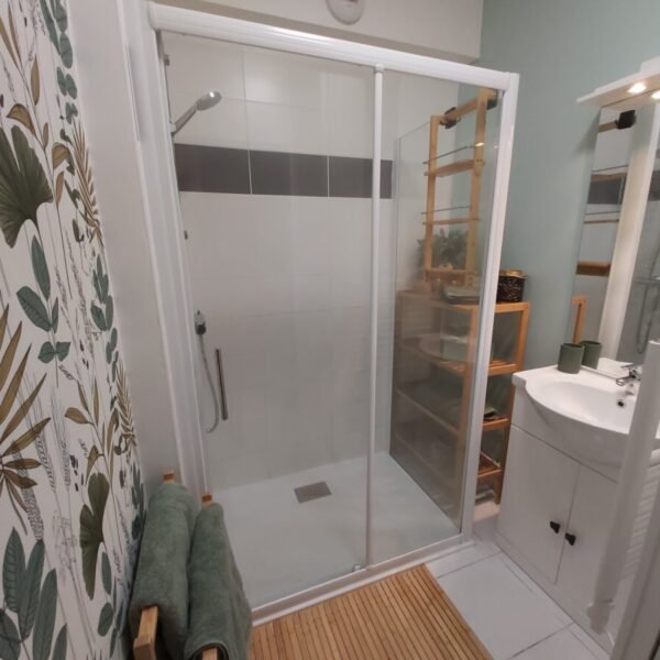 Salle de bain de la Location de vacances l'Arcadia en Baie de Somme à Fort Mahon Plage