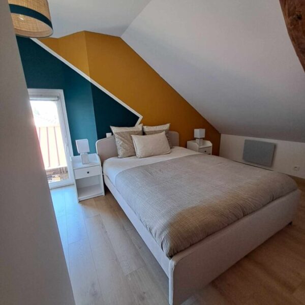 Chambre double du Gîte les Petits Solognots dans le Loir et Cher à La Ferté Beauharnais en Centre Val de Loire