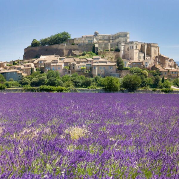 Vue sur le village proche du Gîte à Nanou à St Paul les trois Châteaux dans la Drôme en Provence