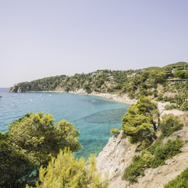 Chemin cotier proche du Camping Sea Green Cala Llevado en Espagne sur la Costa Brava à Tossa de Mar