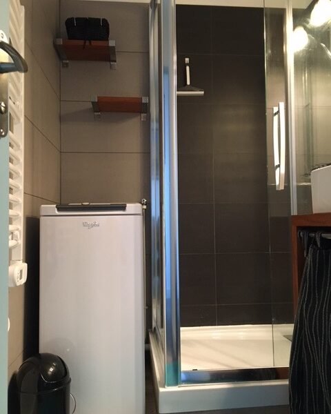 salle de bain d'un appartement qui accepte les chiens à banyuls-sur-mer