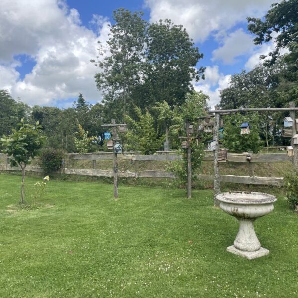 Jardin clos du Gîte Le Clos du Val à Loup en Normandie dans la Seine Maritime proche d'Etretat