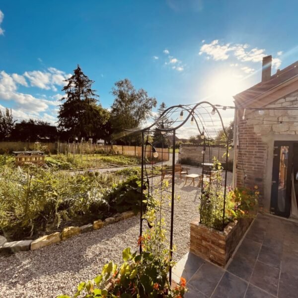 Le jardin du Cottage du potager dans l'Aube