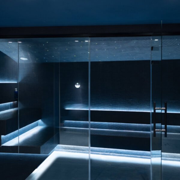 Sauna dans l'espace bien-être du Spa Bleu by Phytomer du Bleu Hôtel & Spa dans les Bouches-du-Rhône en Provence-Alpes-Côte d'Azur à Carry-le-Rouet