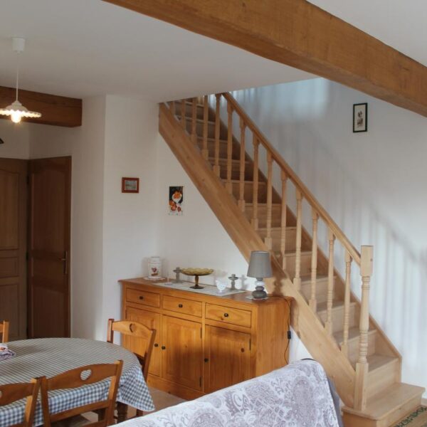 Escalier pour l'étage chez la Gîte - La Briqueterie à Quesnoy le Montant à Somme en Hauts de France
