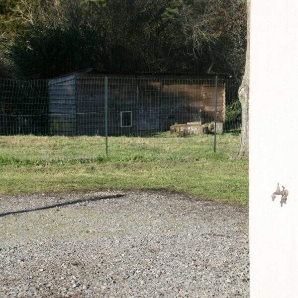 Jardin sécurisée pour les animaux chez Gîte Mont Magique à Dragey Ronthon dans la Manche, Normandie