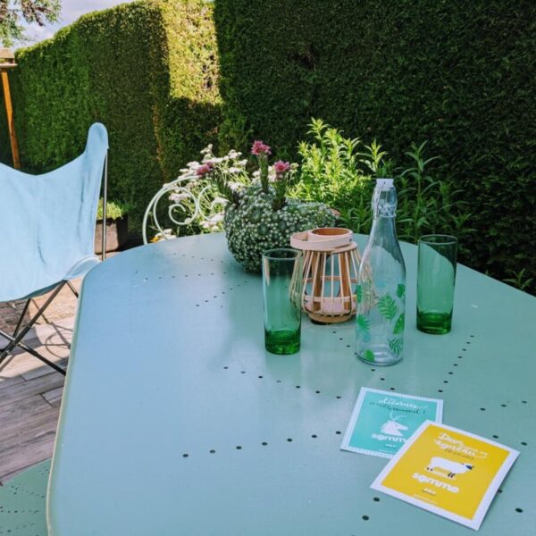 Table du Studio le 42près de la Baie de Somme dans la Somme dans les Hauts de France