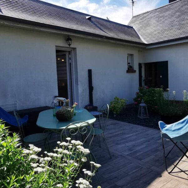 Terrasse du Studio le 42près de la Baie de Somme dans la Somme dans les Hauts de France
