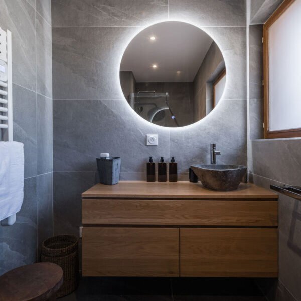 Salle de bain du Gite Fontana Alta en Savoie à Arêches - Beaufort dans les Alpes Françaises