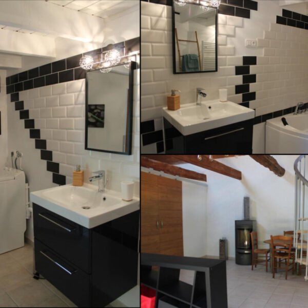 Salle de bain au au Gîtes Breizh Evasion à Plogonnec en Finistère en Bretagne