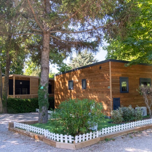 Chalets au Camping L’Oasis du Verdon à Aups dans le Var en Provence-Alpes-Côte d'Azur