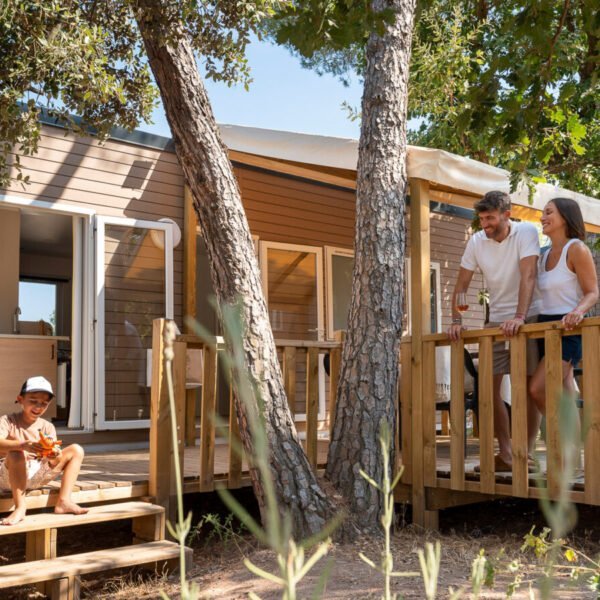 Mobil home au Camping les Cigales à Muy dans le Var en Provence-Alpes-Côte d'Azur