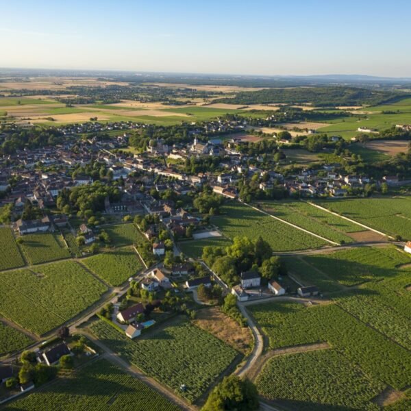 Vue du Vignoble Domaine Ninot à Rully en Saône-et-Loire en Bourgogne-Franche-Comté