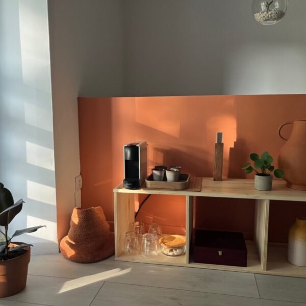 Salle de séjour à la Maison d'Hôtes Hozho Tempo à Grézet-Cavagnan en Lot-et-Garonne en Nouvelle-Aquitaine